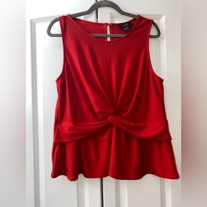 Forever 21 red peplum top